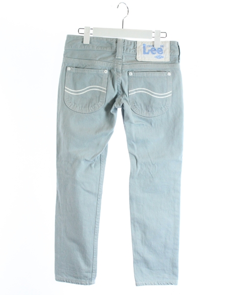 リー Lee デニムパンツ S ライトブルー 白 ホワイト Mr47 レディース 160 ベクトルパーク