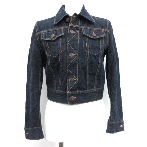 ディースクエアード Dsquared2 デニムジャケット ジージャン Gジャン ショート丈 M 紺 ネイビー St レディース 160 ベクトルパーク