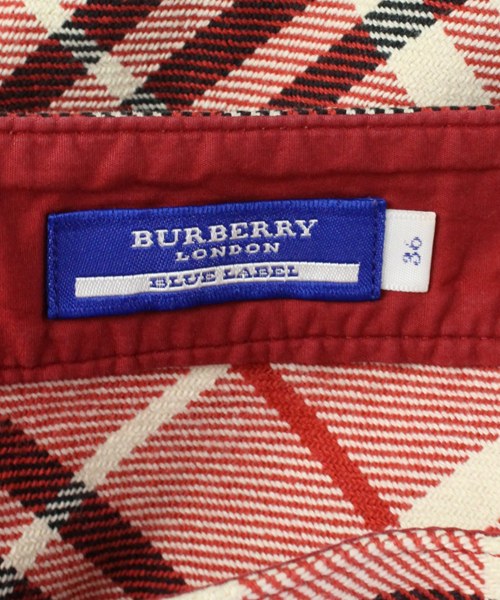 美品BURBERRY BLUE LABEL チェック フレアスカート レッド36 BURBERRY ブルーレーベル ノバチェックフレアスカート 36 - メルカリ