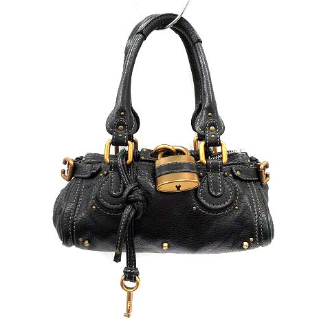 クロエ CHLOE ミニパディントン バッグ ハンド レザー カデナ 南京錠 