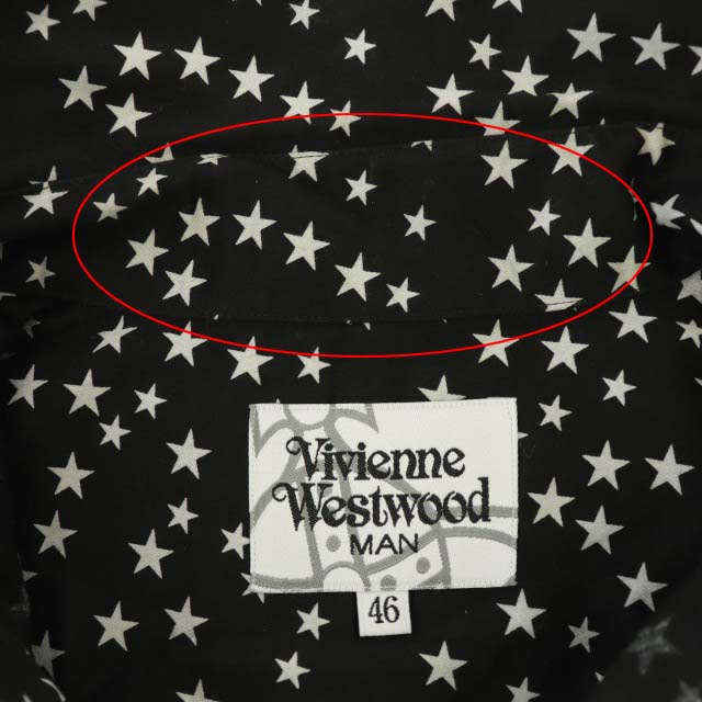 ヴィヴィアンウエストウッドマン Vivienne Westwood MAN シャツ 星柄