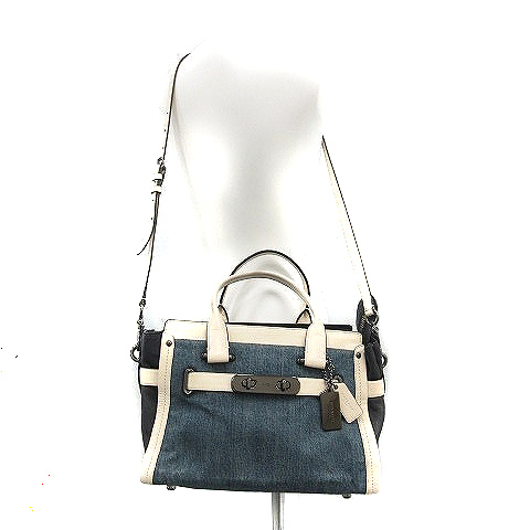 コーチ COACH ソフト スワッガー キャリーオール カラーブロック