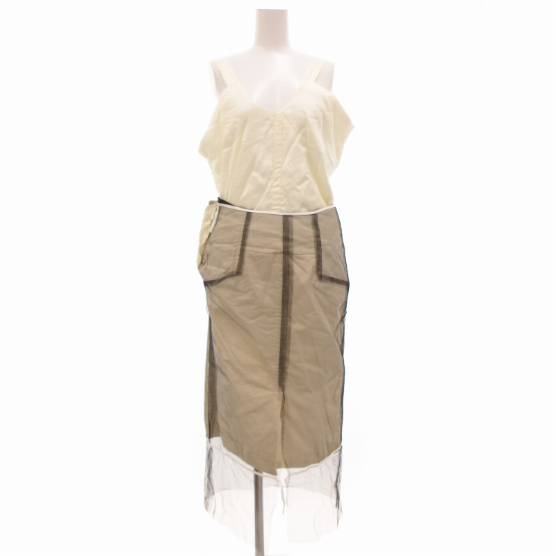 メゾンマルジェラ Maison Margiela 白タグ ワンピース マキシ