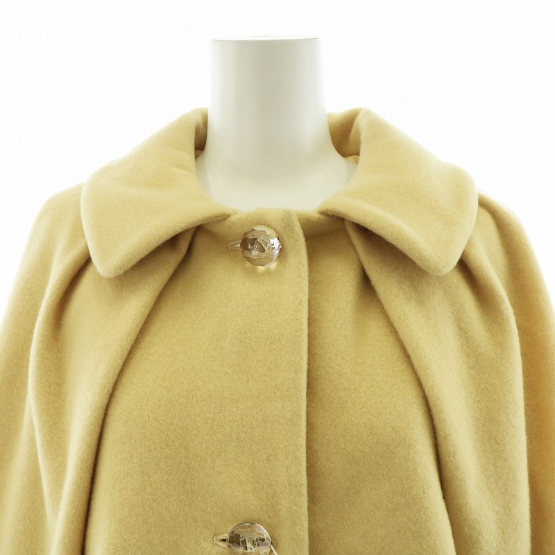 未使用品 コエル COEL 2WAYケープ風コート ショート丈 ウール アウター  