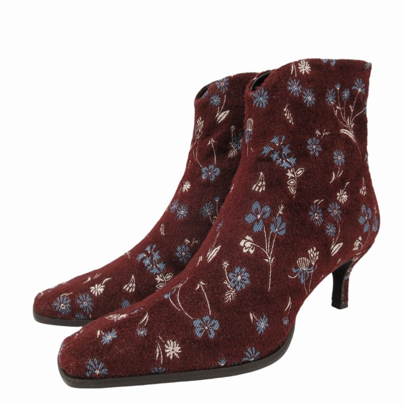 未使用品 マメクロゴウチ Mame Kurogouchi Floral Jacquard