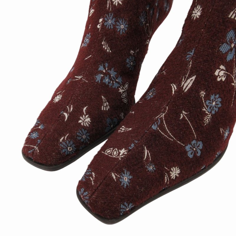 未使用品 マメクロゴウチ Mame Kurogouchi Floral Jacquard