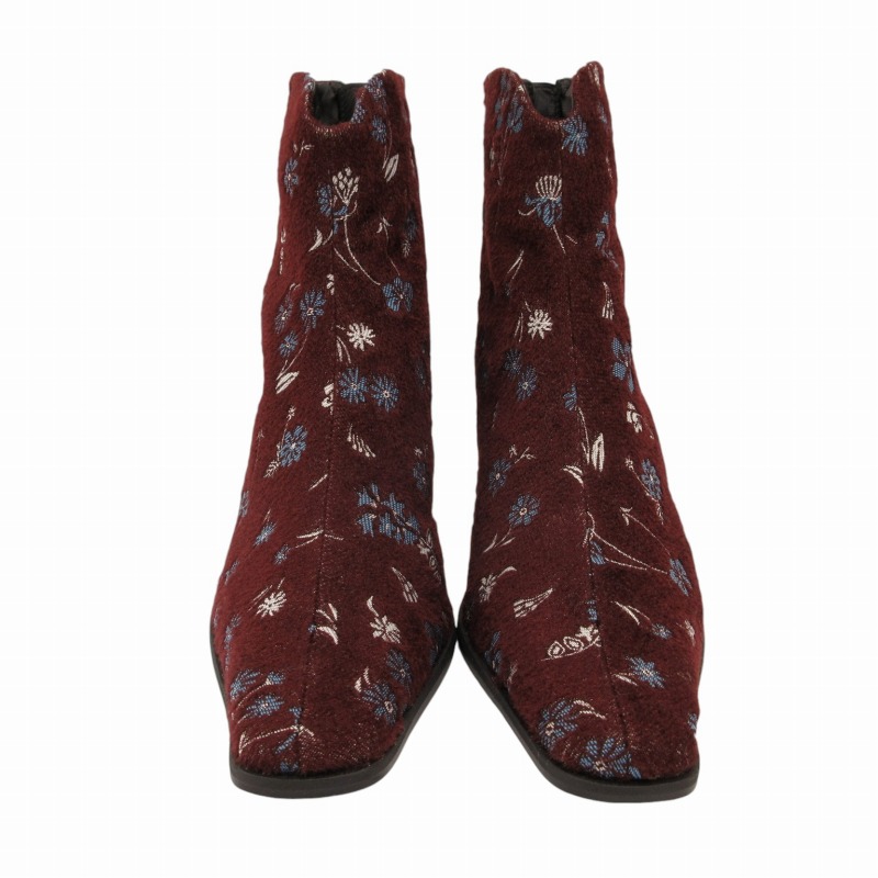 未使用品 マメクロゴウチ Mame Kurogouchi Floral Jacquard