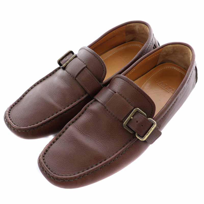 バリー BALLY WERNER ドライビングシューズ フラットシューズ レザー 