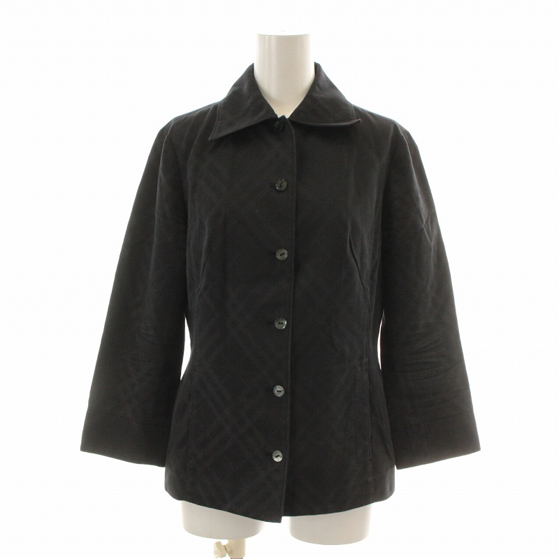 バーバリー ロンドン BURBERRY LONDON シャツ ノバチェック 七分袖 38 