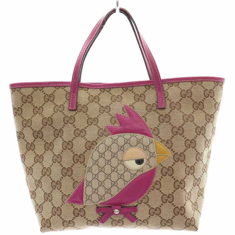 グッチ GUCCI チルドレンズ ズー ZOO トートバッグ ハンドバッグ ミニ 