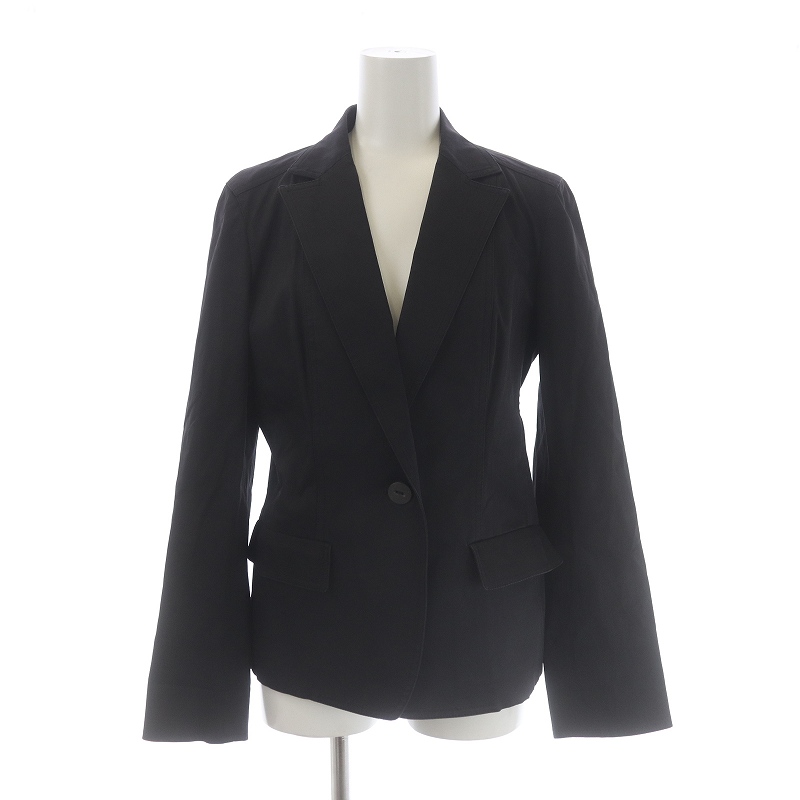 バーバリーロンドン　黒のテーラードジャケット　40号 バーバリー ロンドン BURBERRY LONDON テーラードジャケット シングル