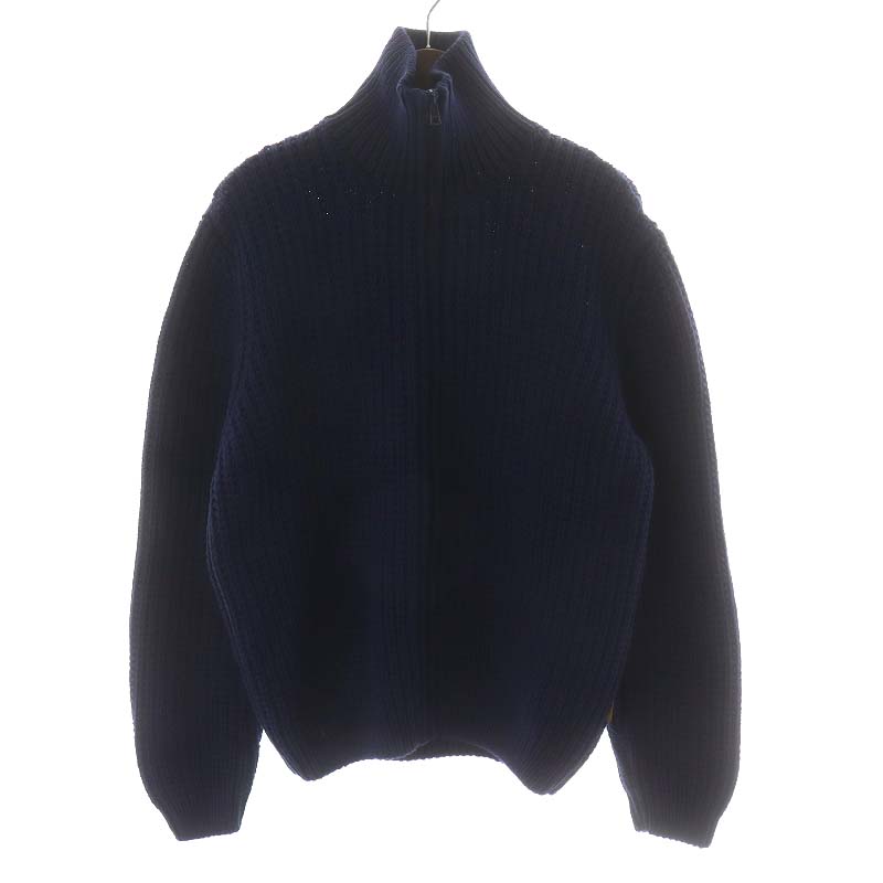 グッチ GUCCI ドライバーズ ニット セーター ジップアップ コットン M 