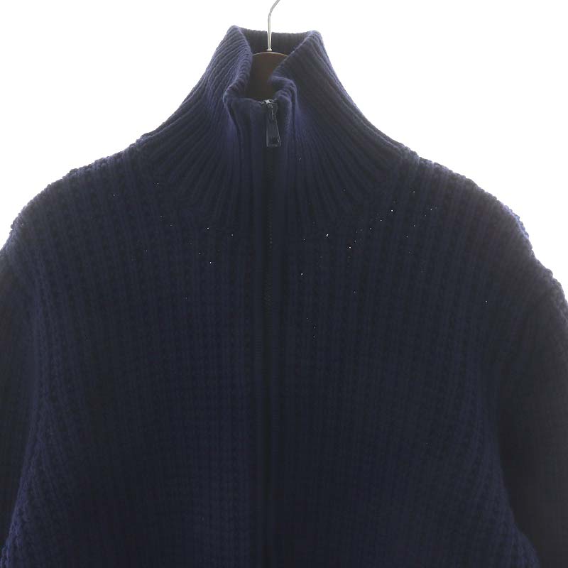 グッチ GUCCI ドライバーズ ニット セーター ジップアップ コットン M 