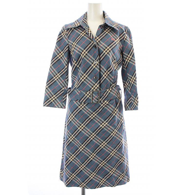 バーバリーブルーレーベル BURBERRY BLUE LABEL ワンピース ひざ丈  