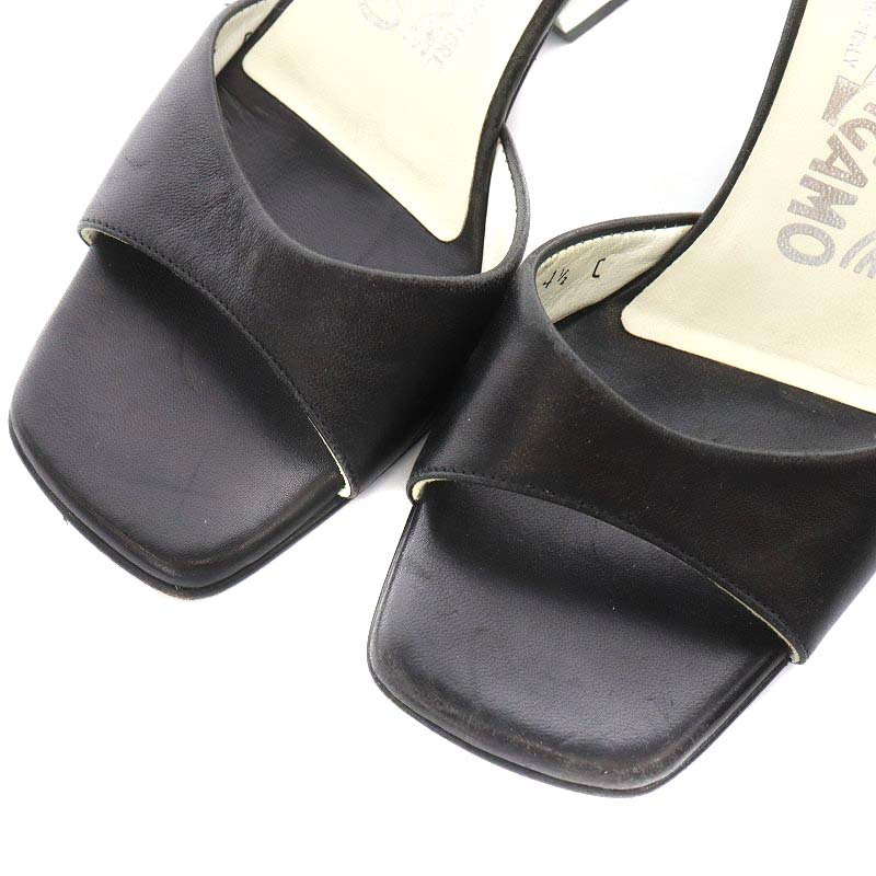 サルヴァトーレフェラガモ Salvatore Ferragamo サンダル スクエアトゥ  