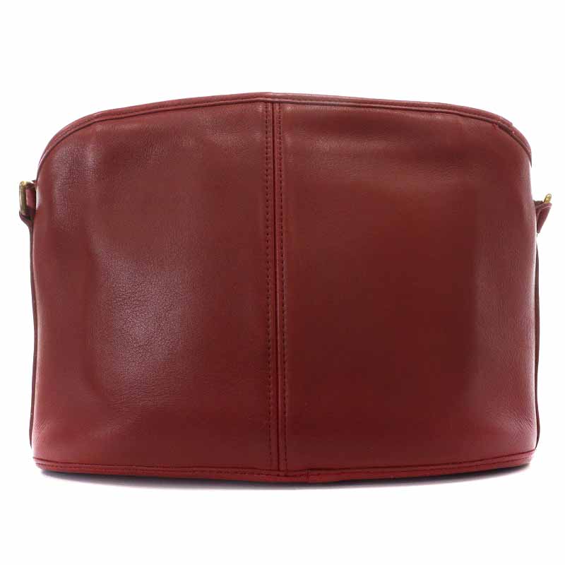 【極美品✨】 オールドコーチ ショルダーバッグ レザー レッド 大容量 極美品】COACH コーチ オールドコーチ ショルダーバッグ
