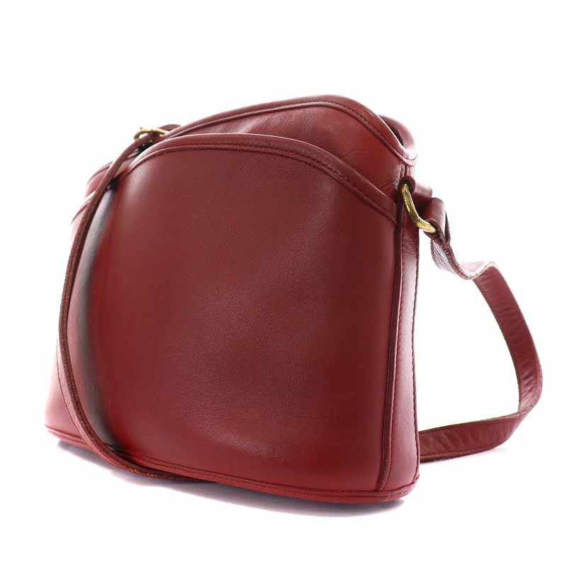 コーチ COACH オールドコーチ ショルダーバッグ レザー 赤