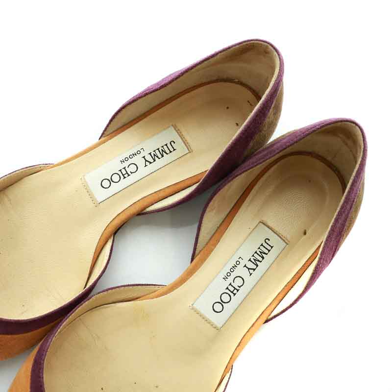 Jimmy Choo ESTHER グリッターフラットパンプス ジミーチュウ JIMMY CHOO エスターフラット ESTHER FLAT フラット