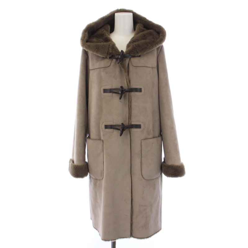 新品！nano・universe☆ムートンコート ムートンダッフル （リアル  