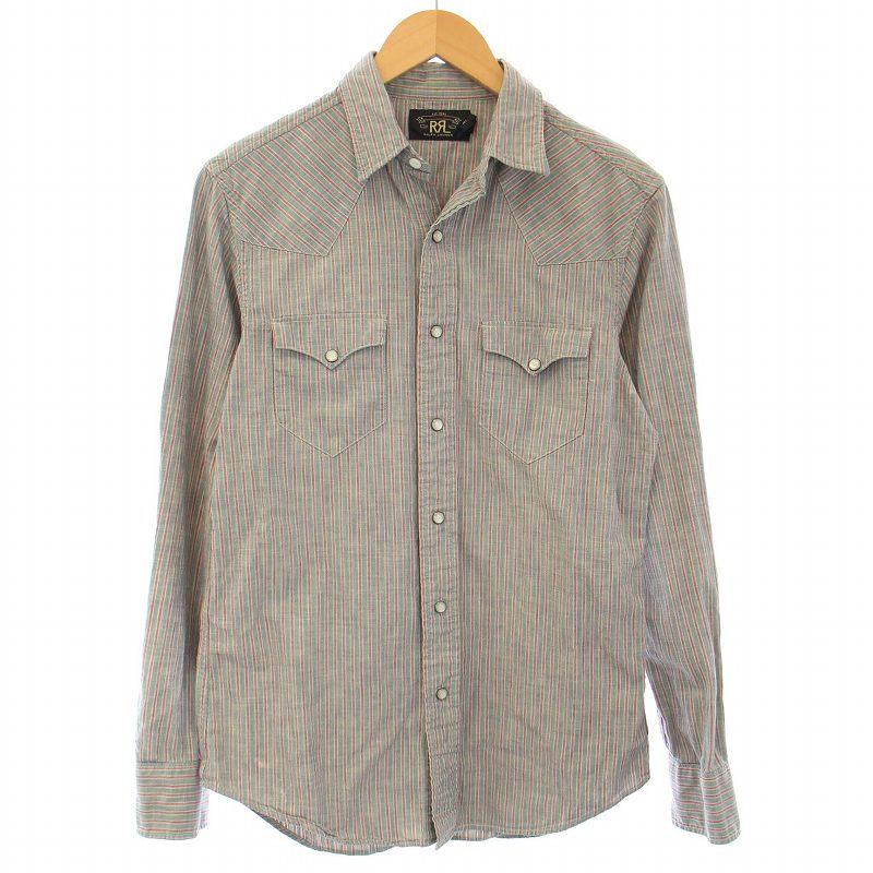 ダブルアールエル　Ralph Lauren ウエスタンシャツ　長袖シャツ　M ダブルアールエル RRL ラルフローレン ウエスタンシャツ 長袖