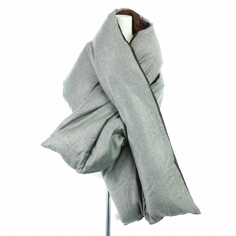 マイラン MYLAN 2Way Reversible Down Stole ストール スリーブレス 