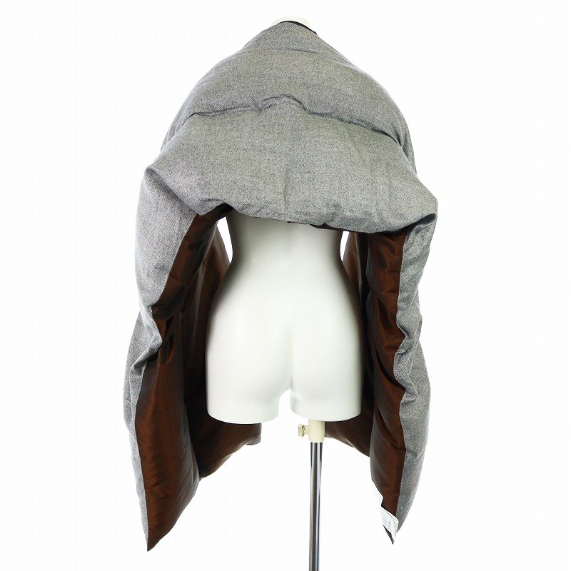 マイラン MYLAN 2Way Reversible Down Stole ストール スリーブレス 