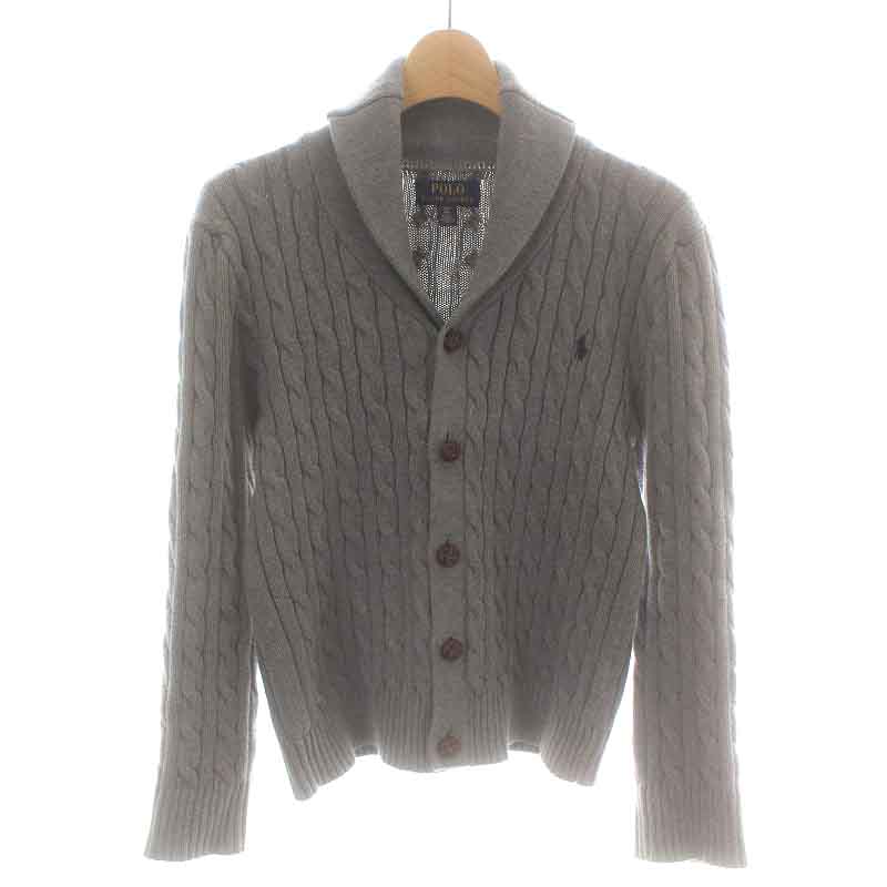 Ralph Lauren グレー カーディガン Lサイズ 中古・古着通販】POLO RALPH LAUREN (ポロ・ラルフローレン