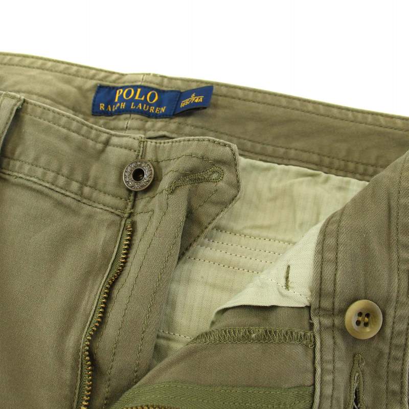 希少 RALPH LAURENカーゴパンツ カーキ ストレッチ　スキニー ラルフローレン ポロ レディース スキニー ストレッチ カーゴ