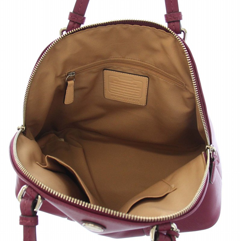 コーチCOACHドームサッチェル2WAYレザーハンドバッグショルダーF25671 コーチ COACH ドーム サッチェル 2WAY ハンドバッグ ショルダー