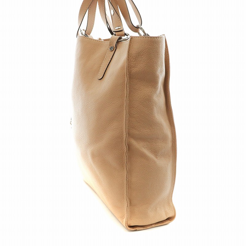 GIANNI CHIARINI トートバッグ ベージュ - メルカリ