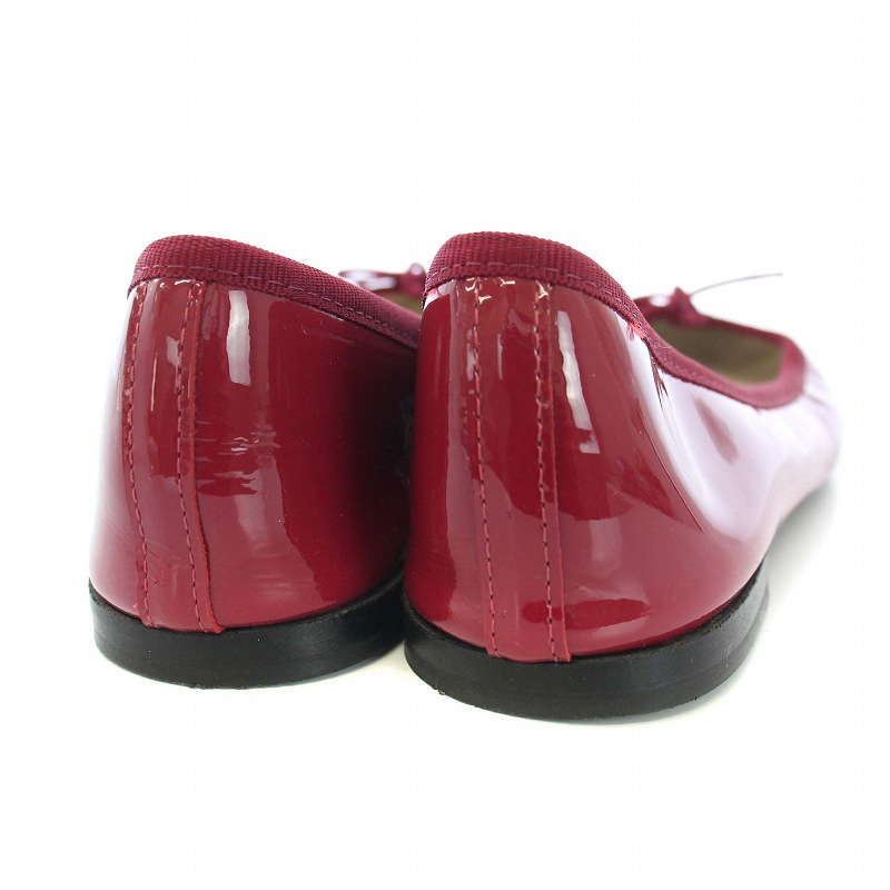 レペット Repetto バレエシューズ フラットシューズ エナメル リボン