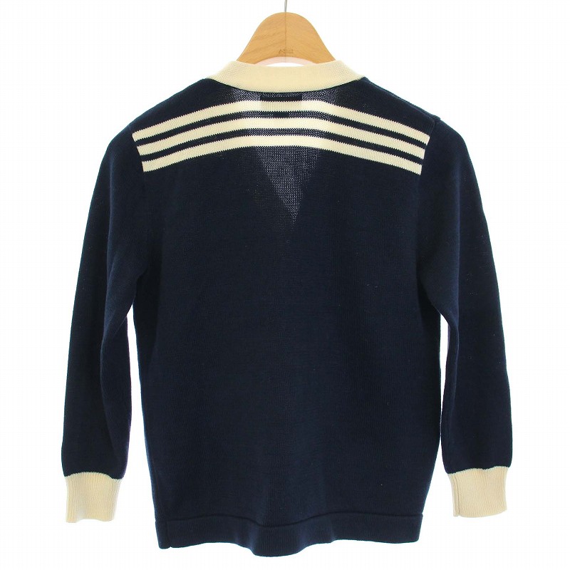 ポロラルフローレン ネイビー ニット コットンカーディガン ワッペン ポロ ラルフローレン POLO RALPH LAUREN ニットカーディガン