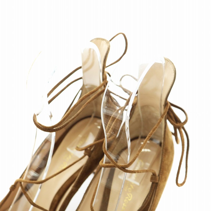 ジャンヴィトロッシ Gianvito Rossi パンプス ヒール レースアップ