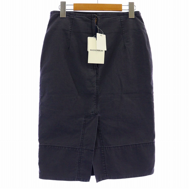 未使用品 マディソンブルー MADISONBLUE SOFIE BACK SATIN TIGHT SKIRT 