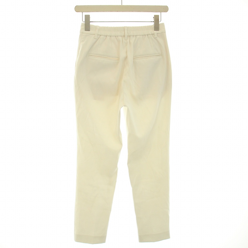 新品☆プラステ リネン ストレッチ パンツスーツ ホワイト PLST