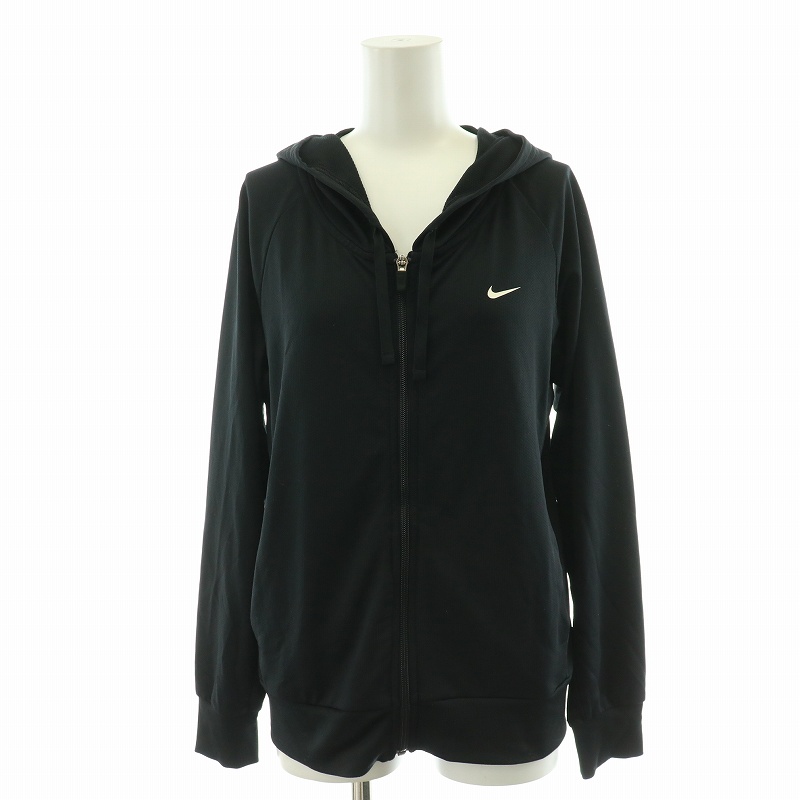 ナイキ NIKE DRY-FIT ジップアップパーカー 長袖 ロゴプリント M