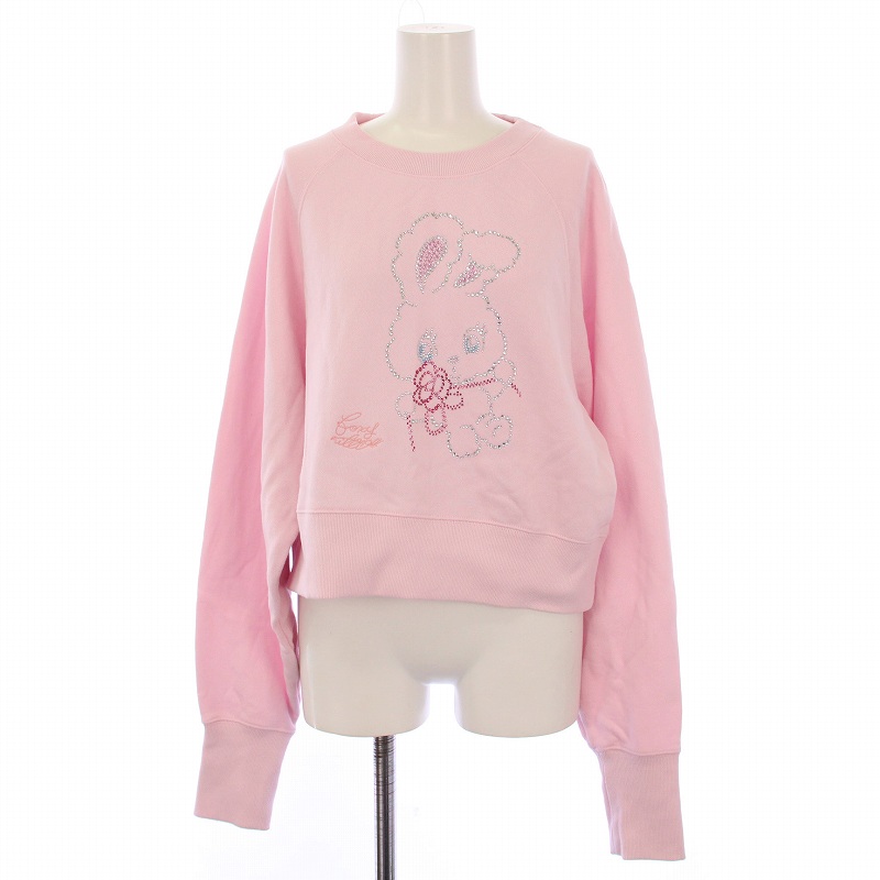 FURFUR×foxy illustrations】ラインストーンスウェット ファーファー furfur foxy illustrations ラインストーンスウェット