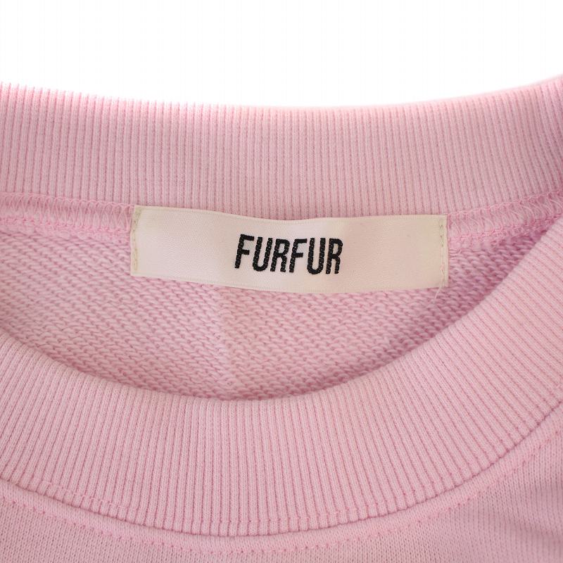 ファーファー furfur foxy illustrations ラインストーンスウェット