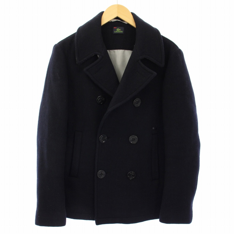 LACOSTE  Pコート ラコステ LACOSTE ピーコート Pコート アウター 48/3 紺 BH040E
