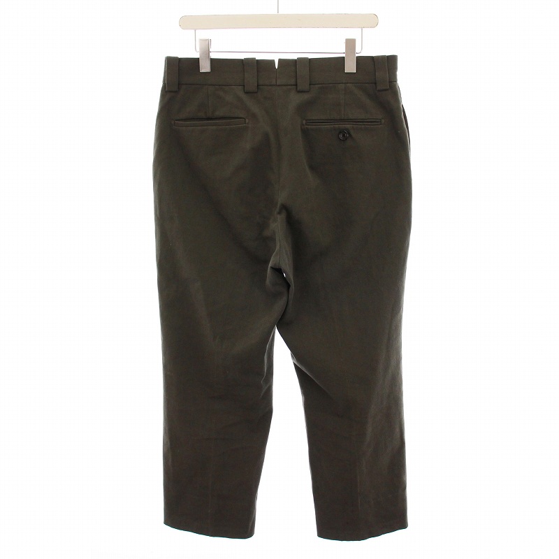 【定番】マーガレットハウエル MHL. ワーク ミリタリー パンツ 2 カーキ MARGARET HOWELL マーガレットハウエル MHL. 21AW COMPACT