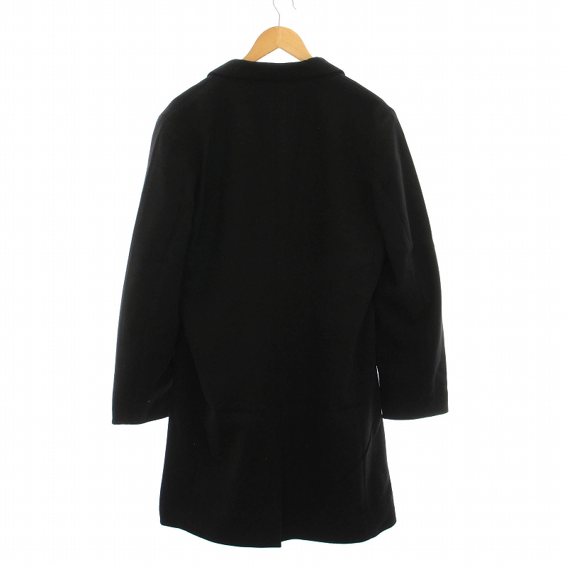 ナノユニバース nano universe チェスターコート ロング アウター L 黒