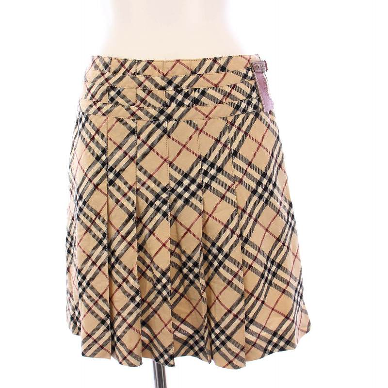 バーバリーブルーレーベル BURBERRY BLUE LABEL プリーツ