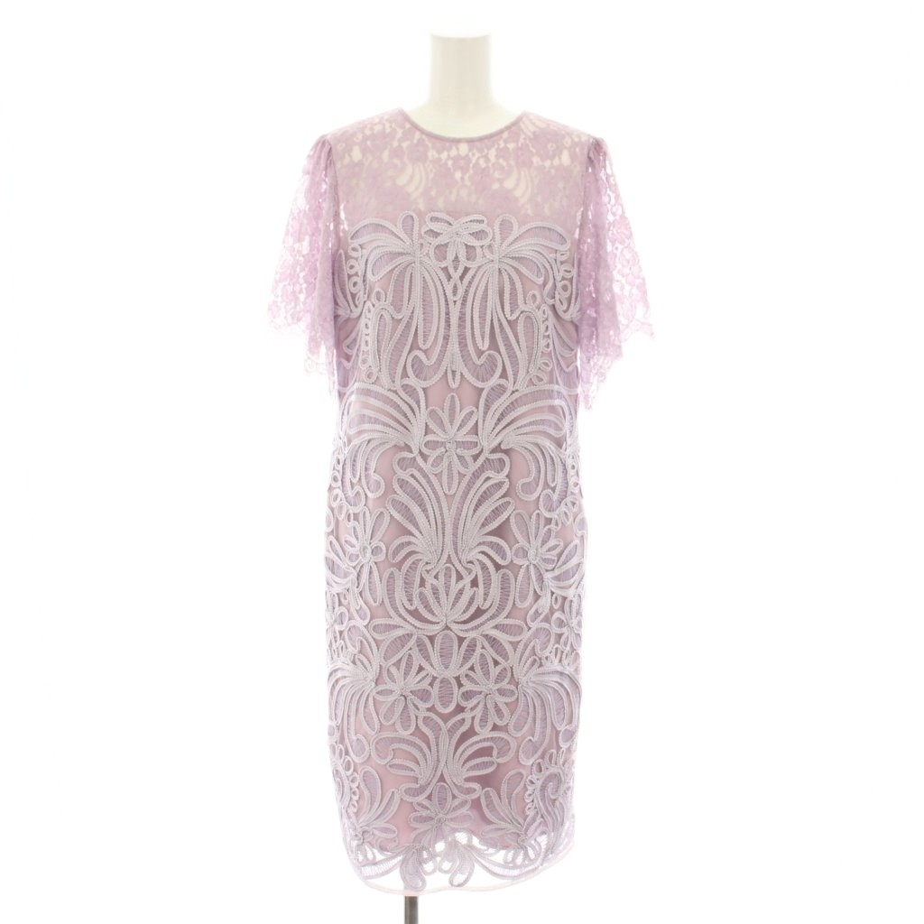 グレースコンチネンタル レース切替コード刺繍ワンピース 【公式通販】