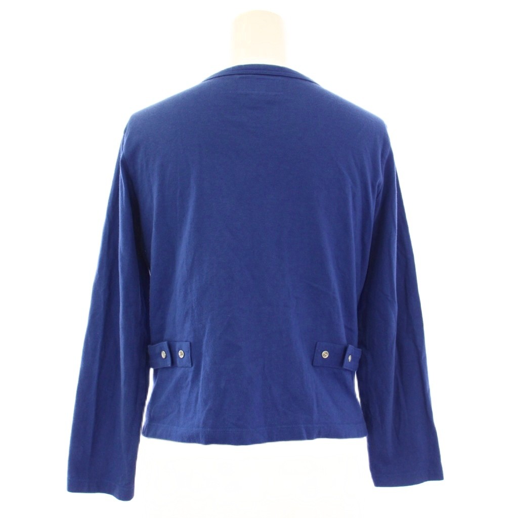 アニエスベー agnes b. プレッションカーディガン 長袖 T2 ブルー ED17J000 /TK ■MU レディース