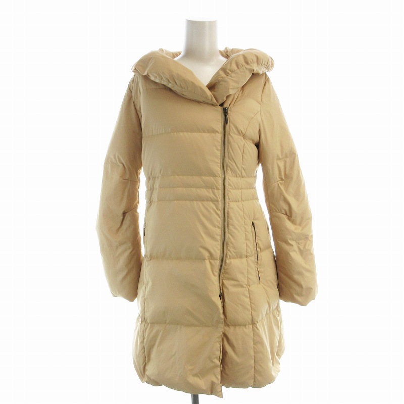 美品☆お買得☆Spick and Spanベージュ ダウンコート　フードつば有 Spick＆Span（スピック アンド スパン） 「Spick & Span」 ダウン