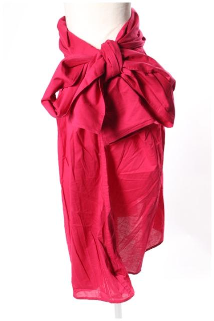 未使用品 マーレット スカート 18SS ボリューム リボン ひざ丈 フレア  