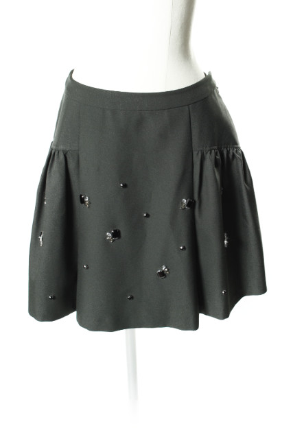 チェスティ Chesty ビジュー フレア スカート /☆t0410 レディース 164  