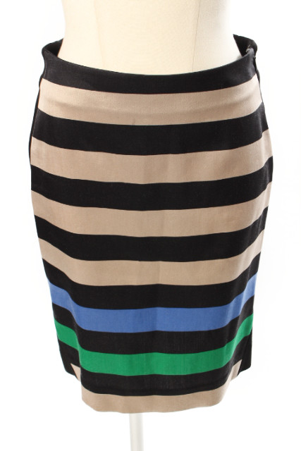 ダイアンフォンファステンバーグ Diane Von Furstenberg ボーダー タイト スカート Ahm0415 レディース 164 ベクトルパーク