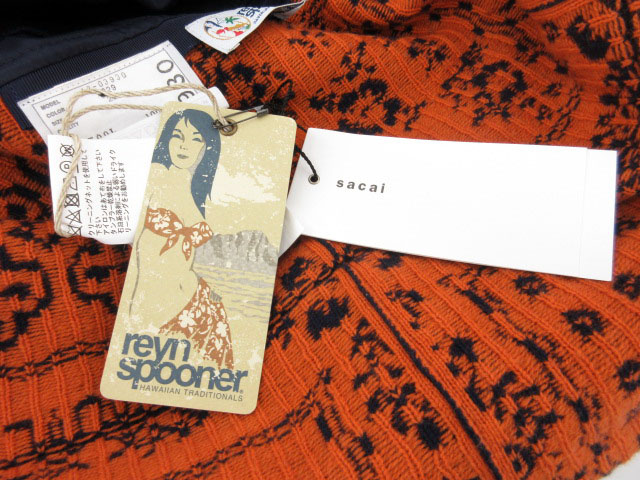 サカイ sacai レインスプーナー reyn spooner 18AW スカート ニット 