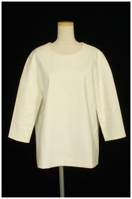 リジエール Lisiere FEMME 14SS カットソー ブラウス 七分袖 コットン 36 白 ホワイト /☆o0418 レディース リジエール Lisiere FEMME 14SS カットソー ブラウス 七分袖